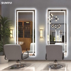 Salon mirror dressing mirror beauty barber led mirror